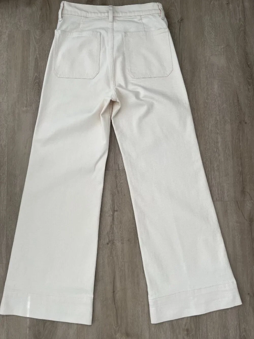 J. Crew Sailor Denim Trouser Ecru Size 28R NWOT